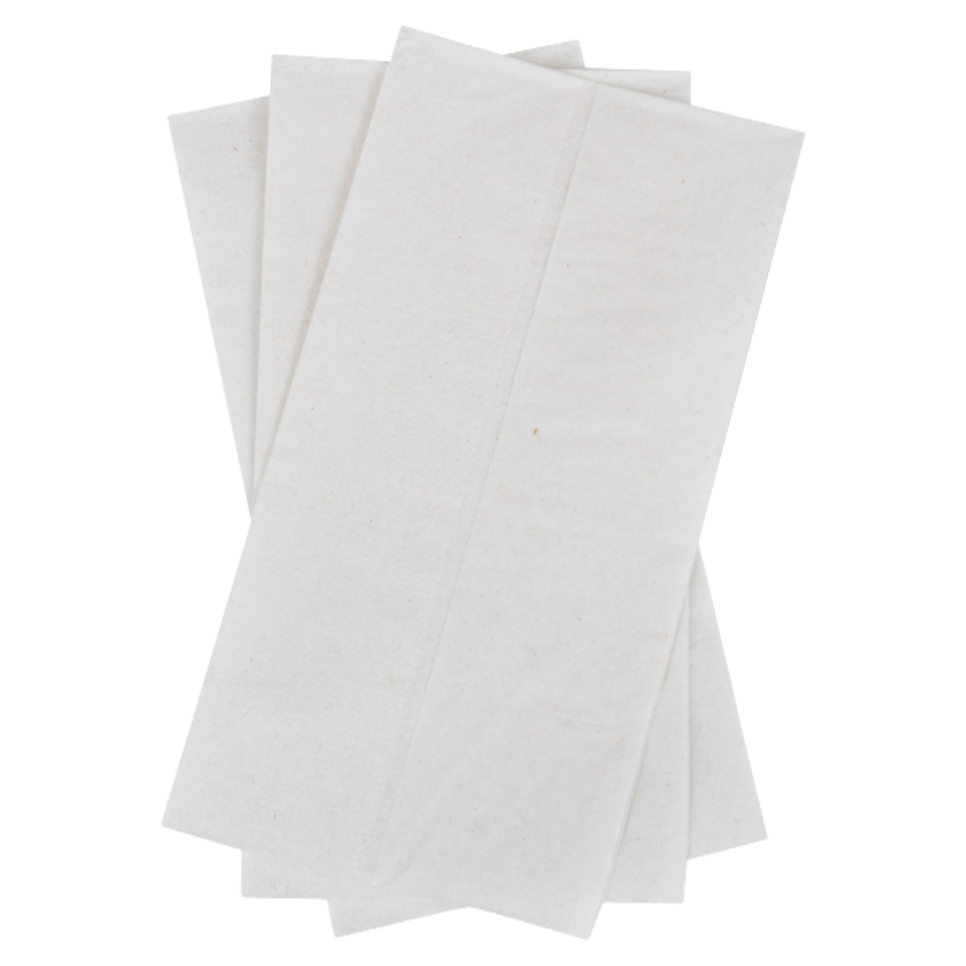 1 ply, White Junior Napkins - 18pack x 500/cs