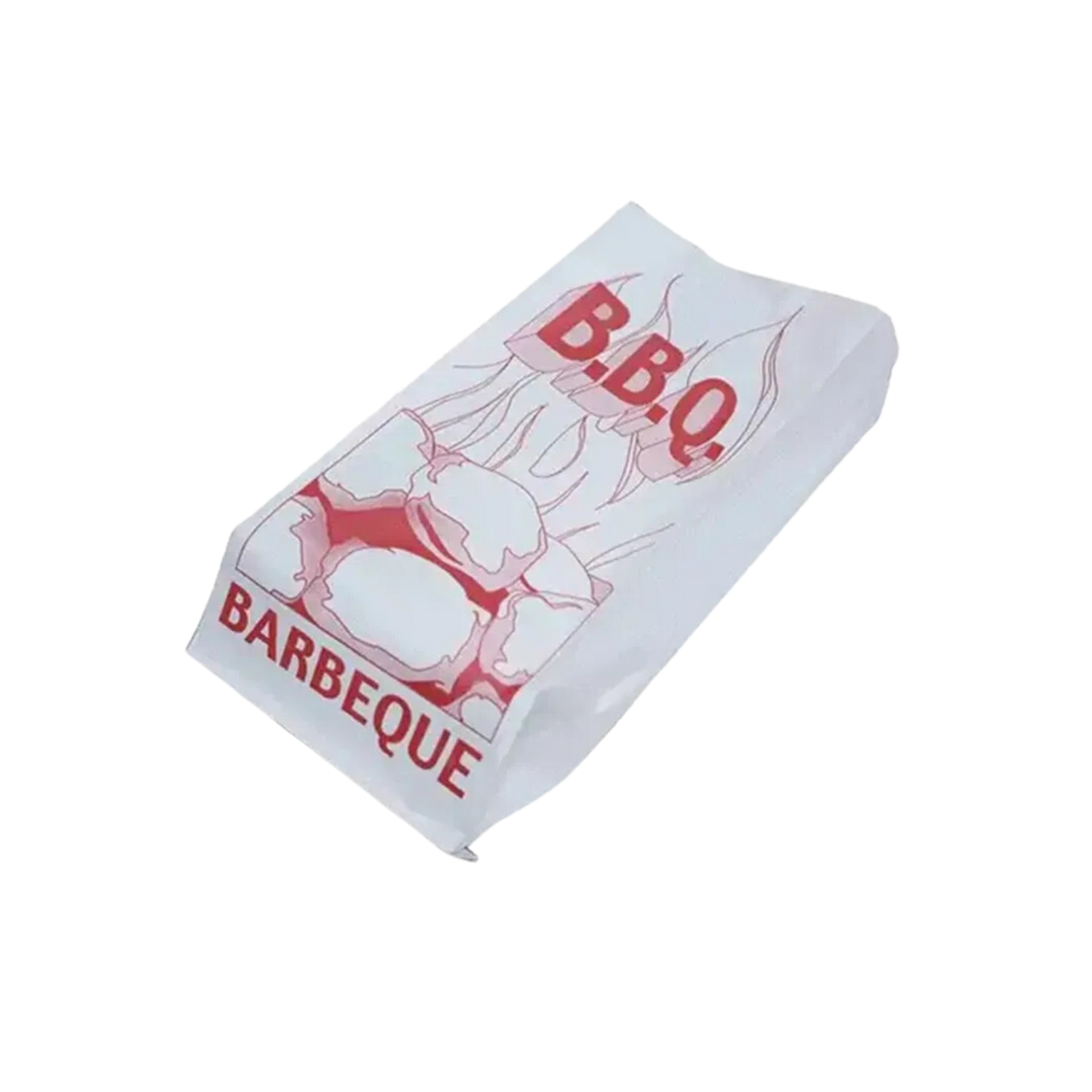 7" x 3" x 14" Large Foil Laminated Inside BBQ Chicken Bag - 500pcs