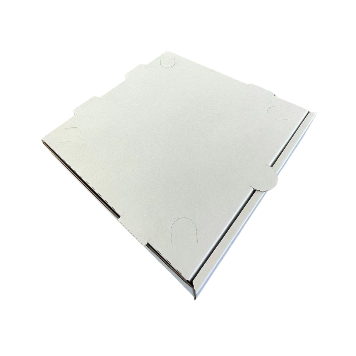 8" x 8" x 1.75" E-Flute White Pizza Box - 50pcs