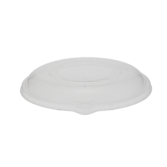 Clear Plastic Lids for 80-96oz Salad Bowls - 25 pcs