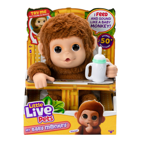 LITTLE LIVE PETS - MY BABY MONKEY (Case of 2)