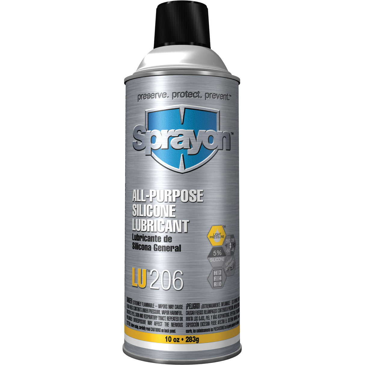 LU206 All-Purpose Silicone Lubricant, Aerosol Can