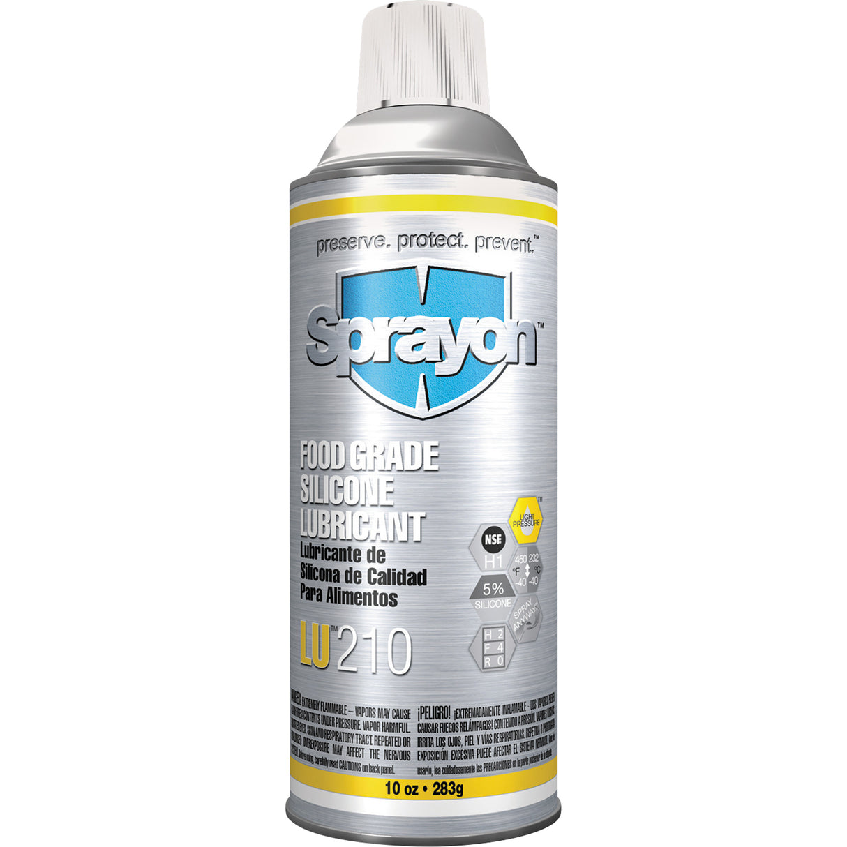 LU210 Food Grade Silicone Lubricant, Aerosol Can