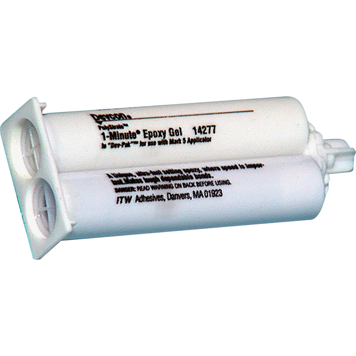1-Minute Adhesive, 50 ml, Dual Cartridge, Two-Part, Amber