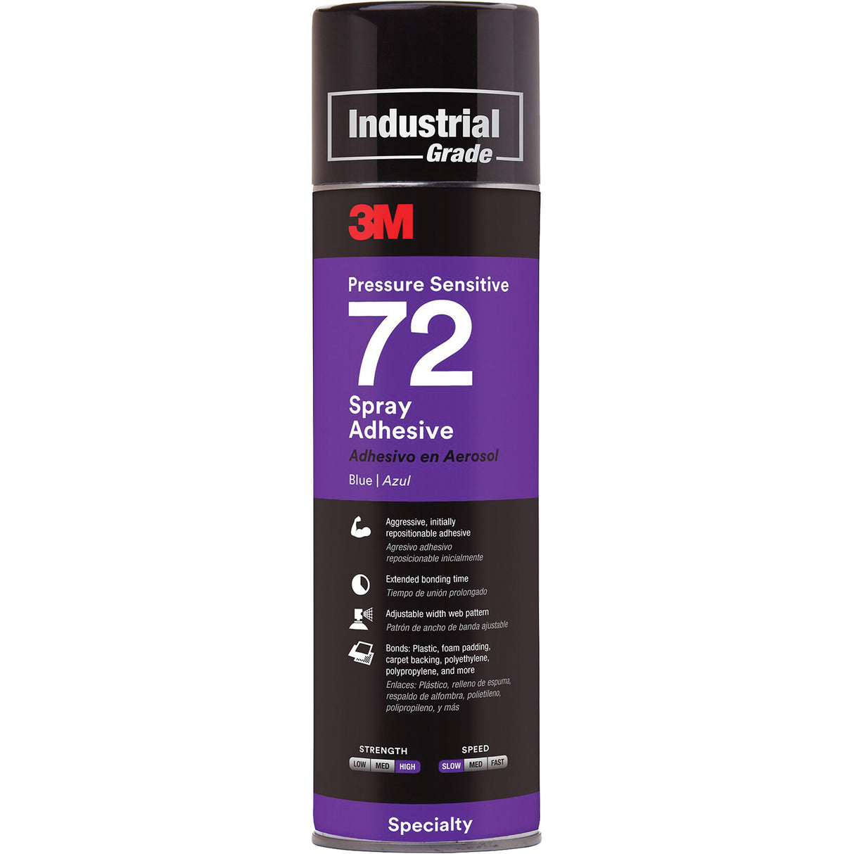 72 Pressure Sensitive Adhesive, Blue, Aerosol Can