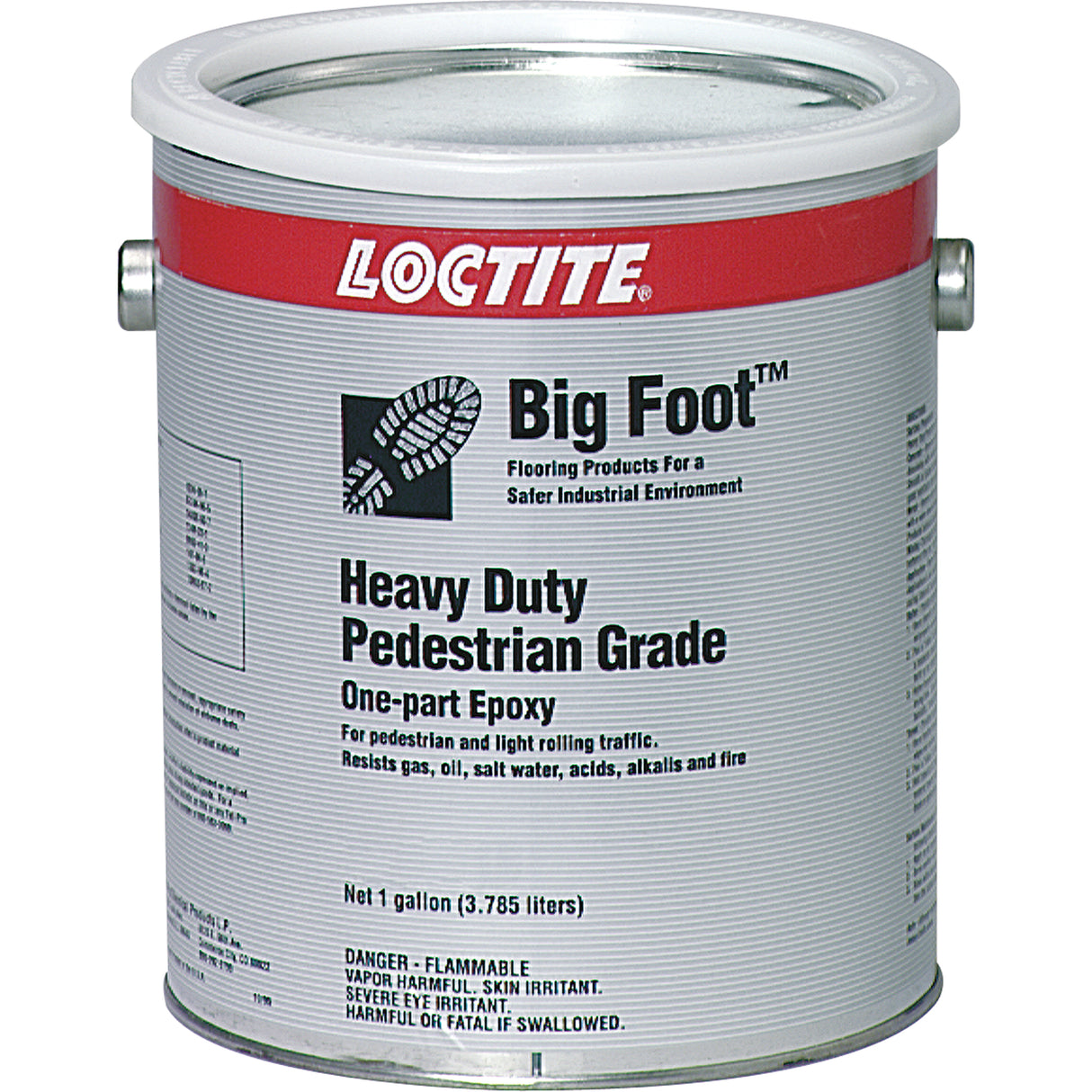Big Foot™ Heavy-Duty Pedestrian Grade Anti-Slip Floor Coating, 1 gal., Epoxy-Based, Black