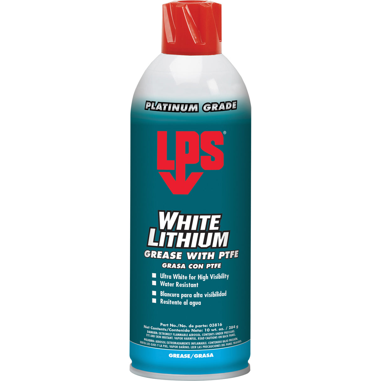White Lithium Grease With PTFE, Aerosol Can