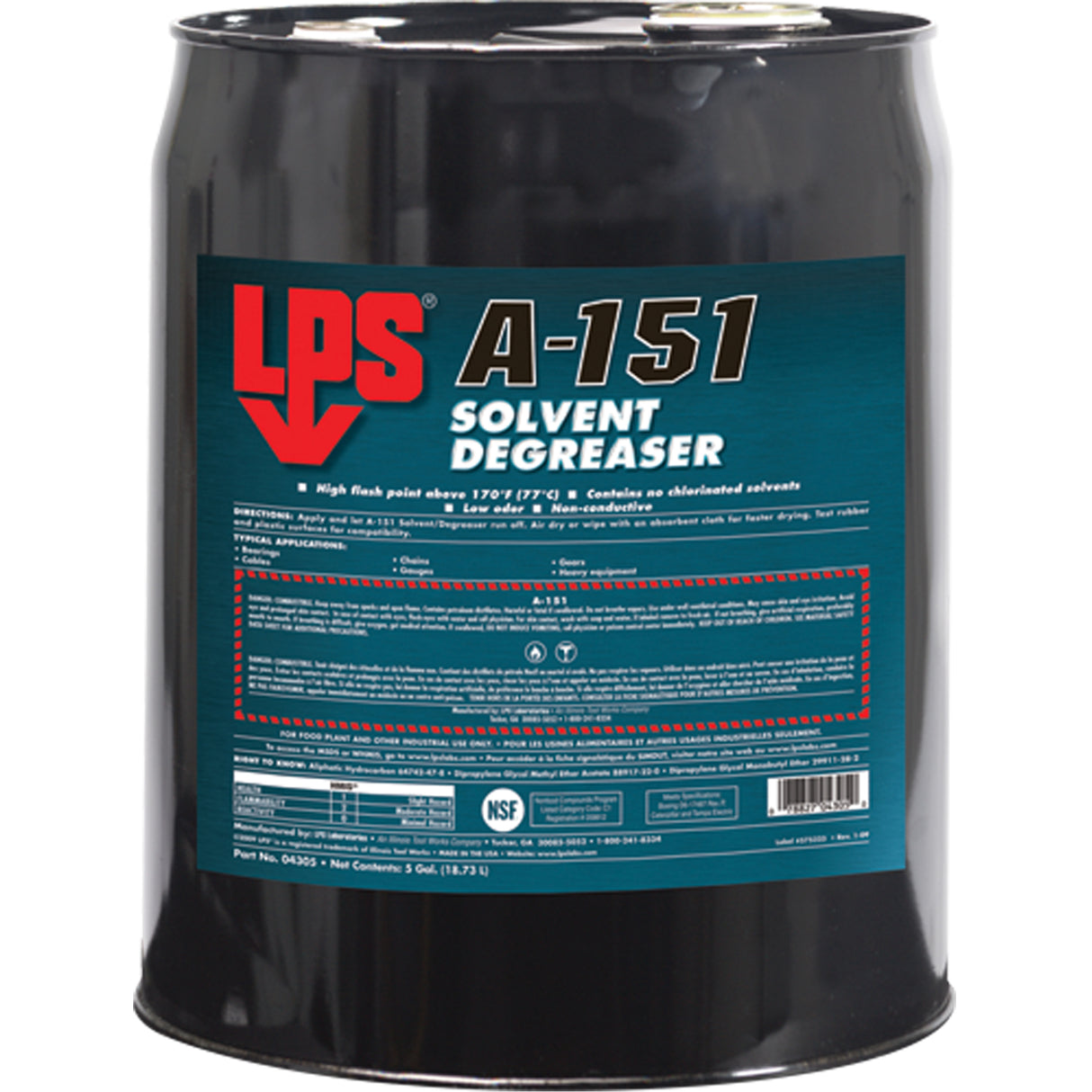 A-151 Solvent Degreaser, Pail