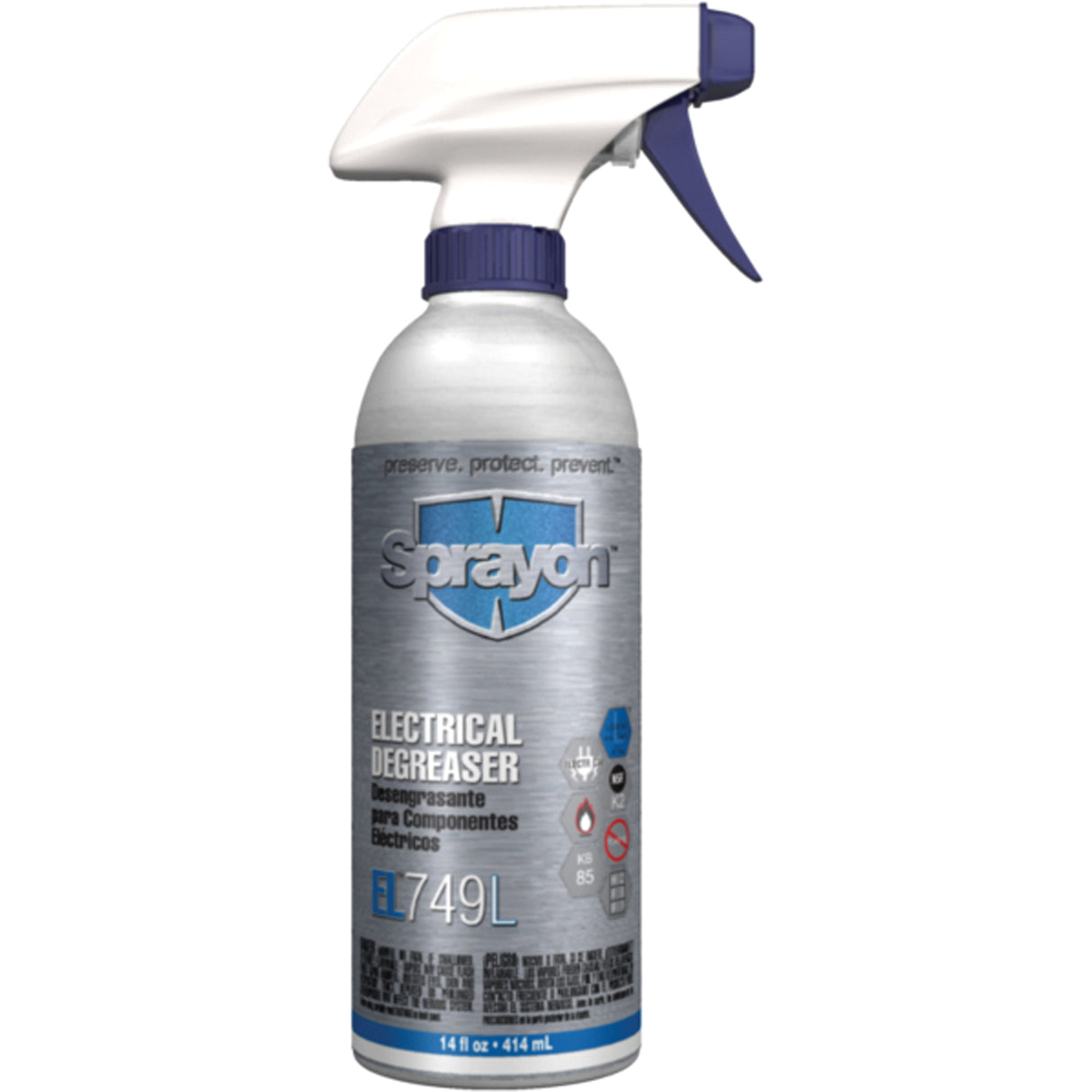 EL749L Electrical Degreaser, Trigger Bottle
