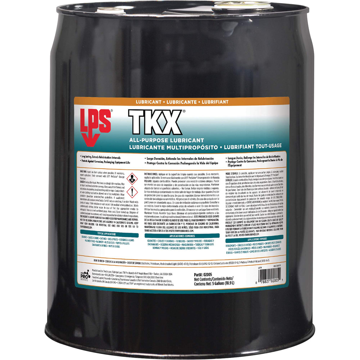 TKX All-Purpose Lubricant, Pail