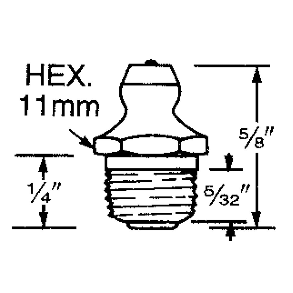 Fitting, 10 mm Thread