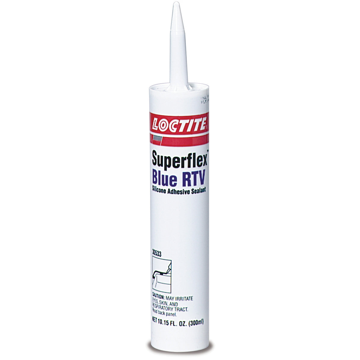 Superflex™ RTV Silicone Adhesive Sealant, Cartridge, Blue