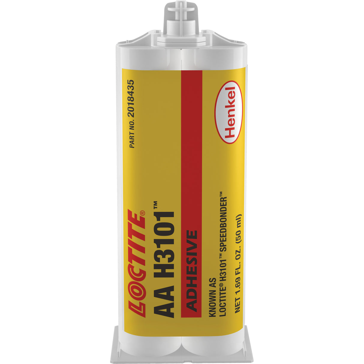 Speedbonder H3101 Adhesive, Two-Part, Dual Cartridge, 50 ml, Clear