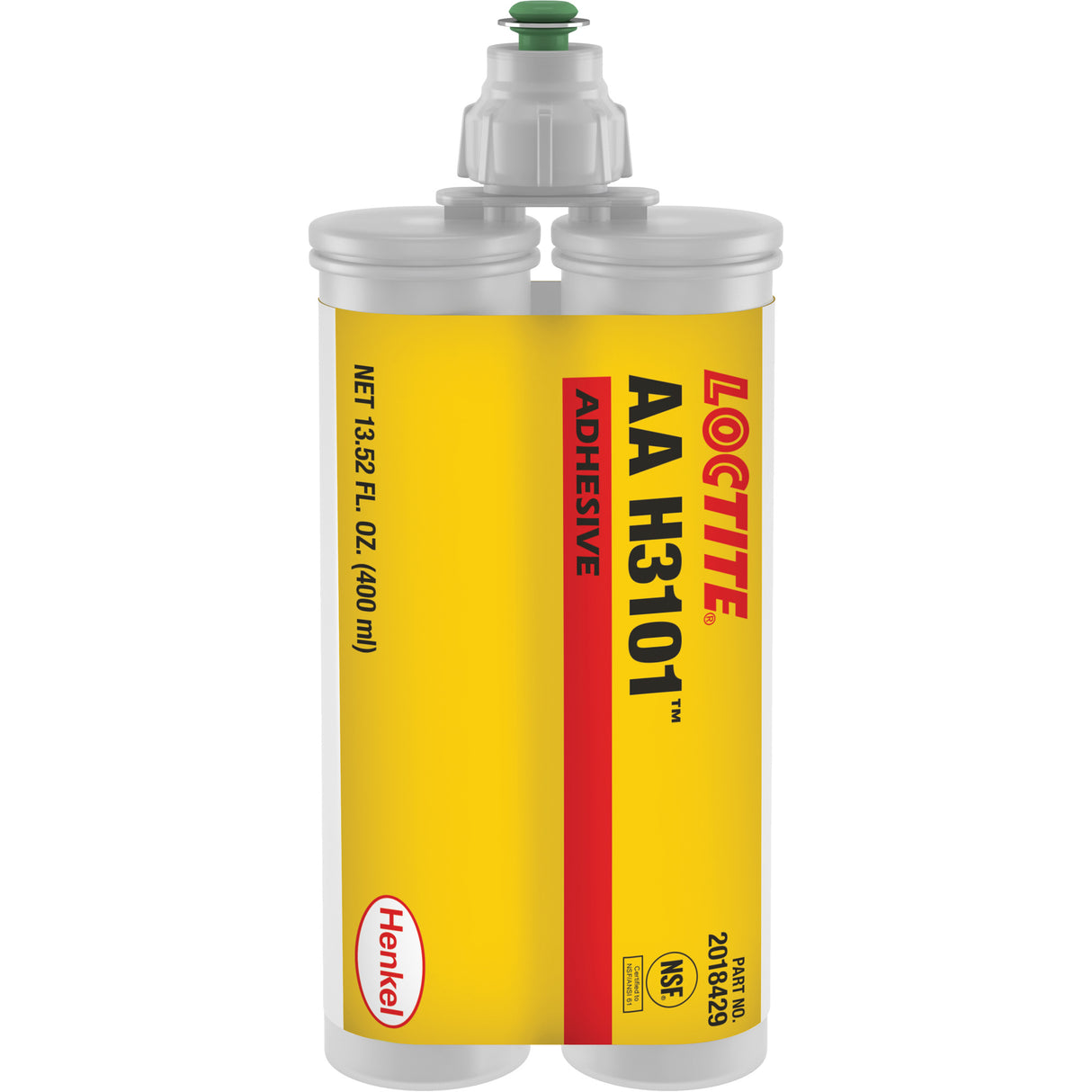 AA H3101™ Structural Adhesive, Two-Part, Dual Cartridge, 400 ml, White