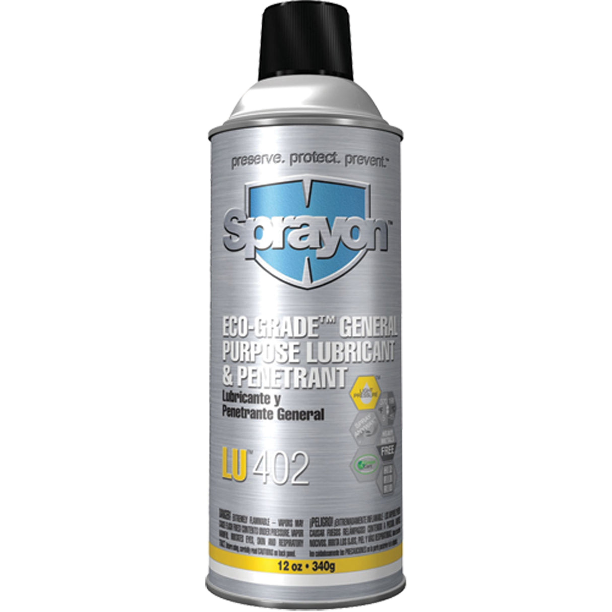LU402 Eco-Grade™ GP Lubricant & Penetrant, Aerosol Can
