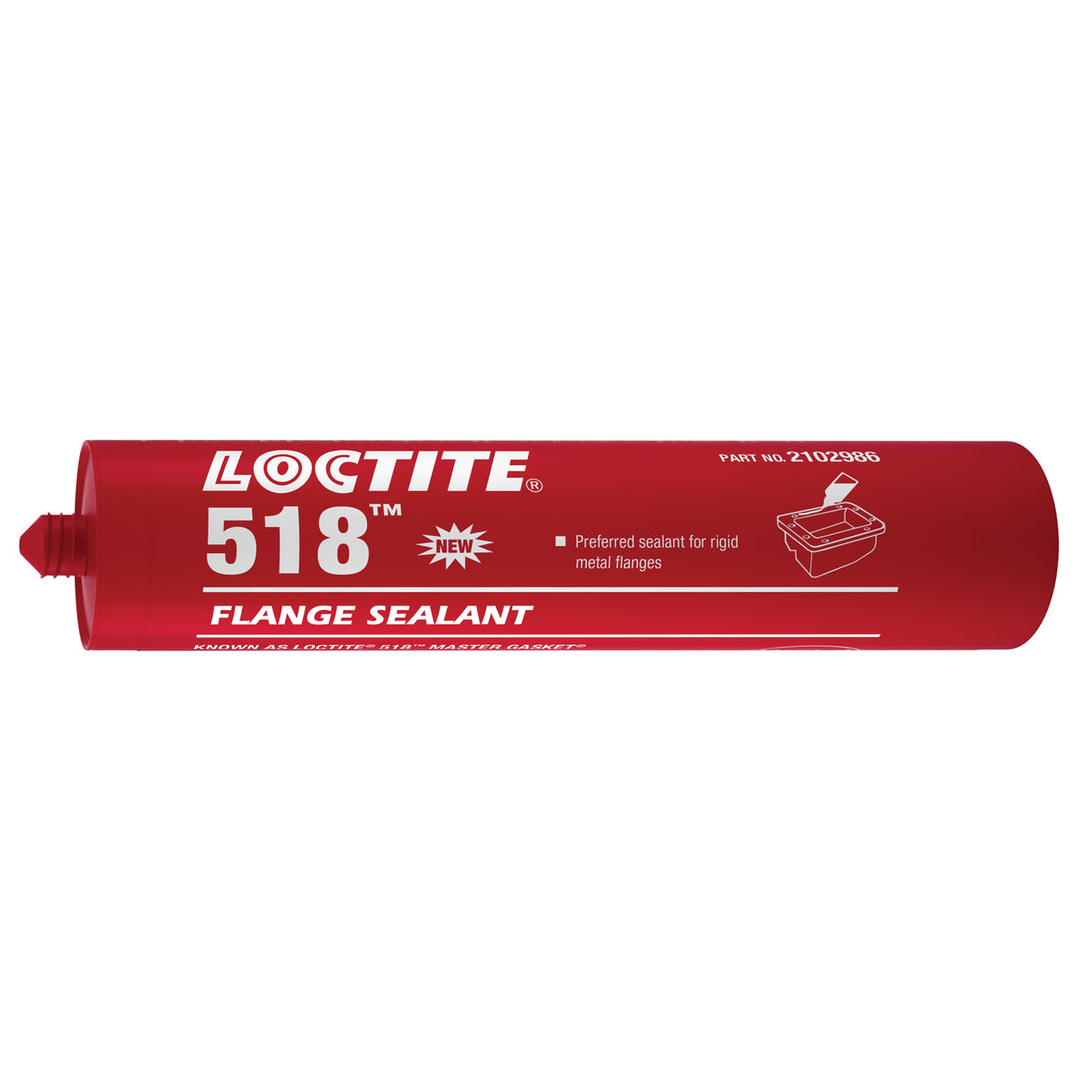 518™ Flange Sealant, Cartridge, Red