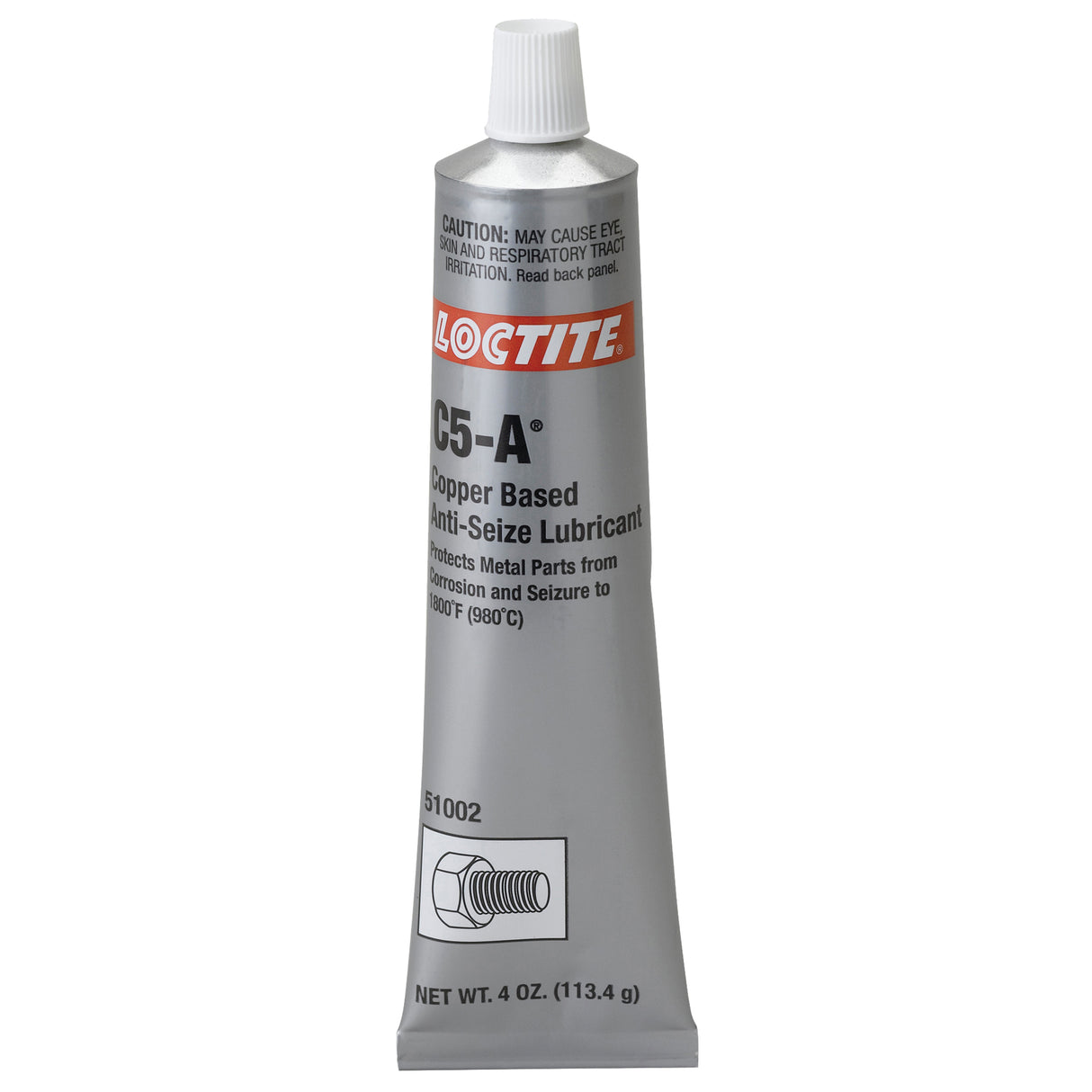 Loctite® LB 8008™ Copper Anti-Seize, 4 oz., Tube, 1800°F (982°C) Max Temp.