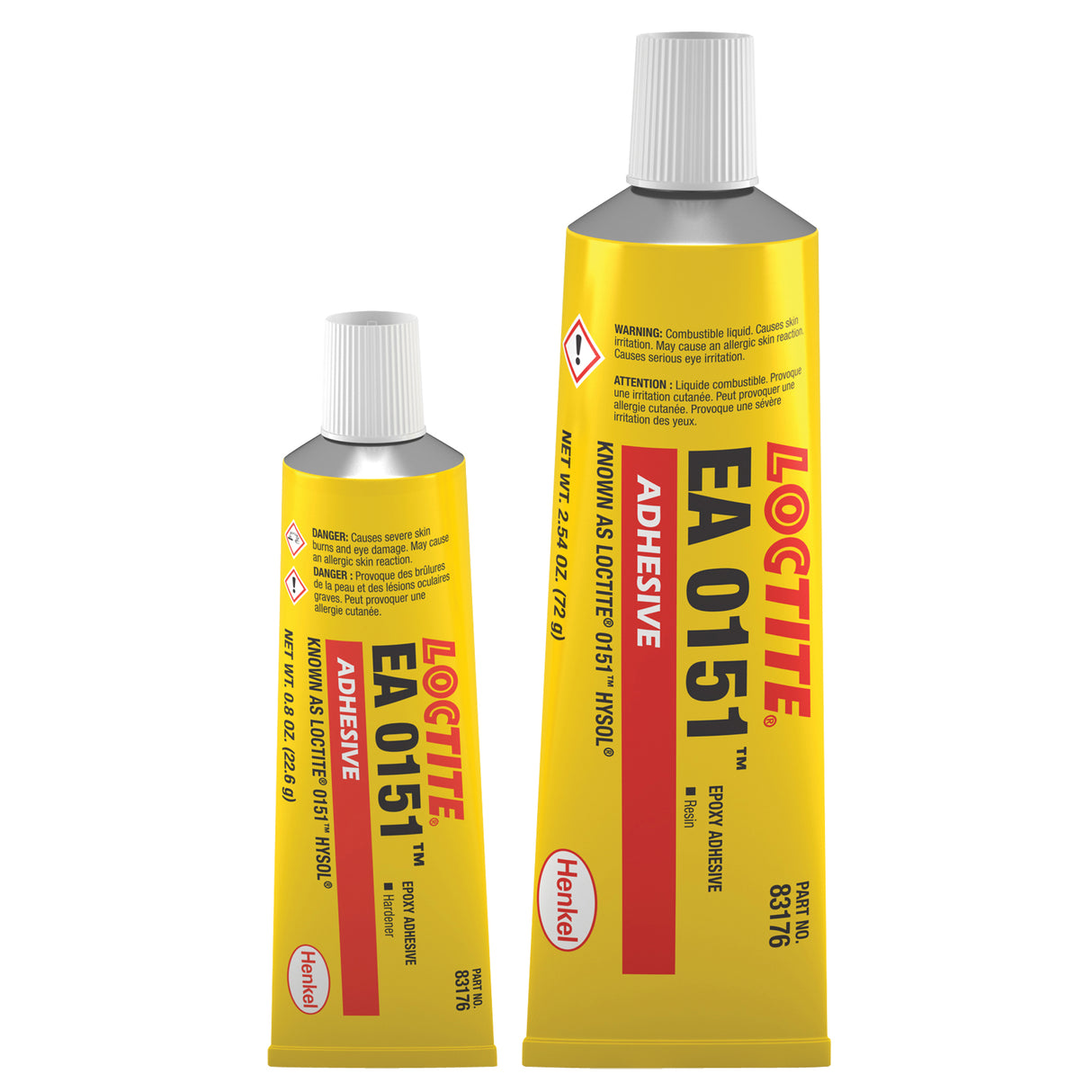 EA 0151™ Adhesive, 3.3 oz., Kit, Two-Part, Clear
