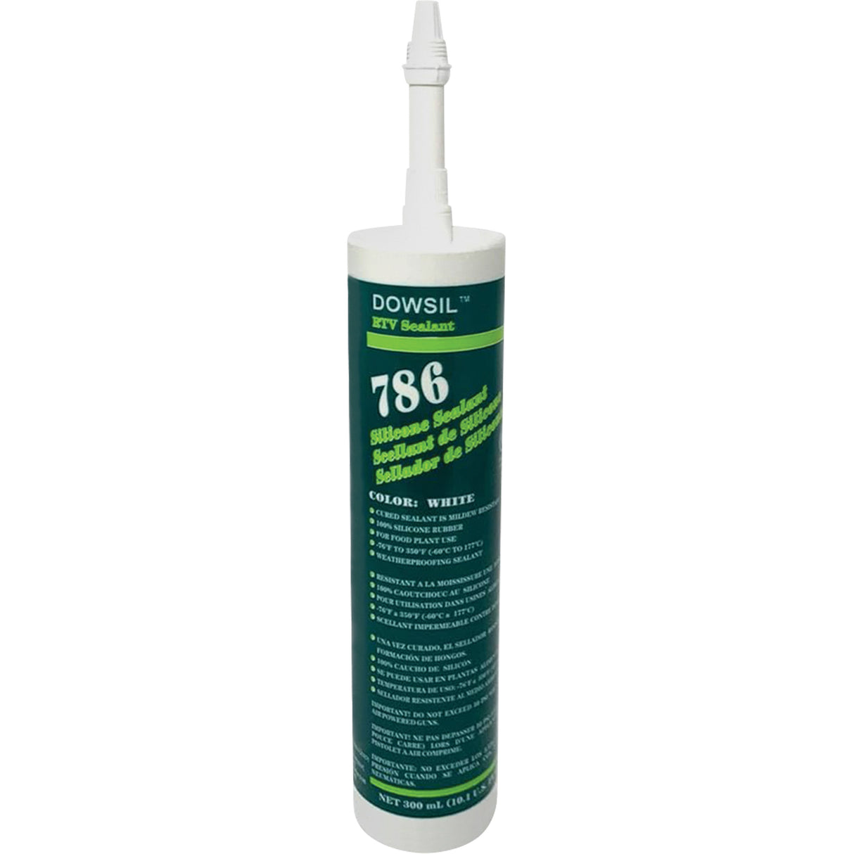 Dowsil™ 786 Silicone Sealant, 300 ml, Cartridge, White