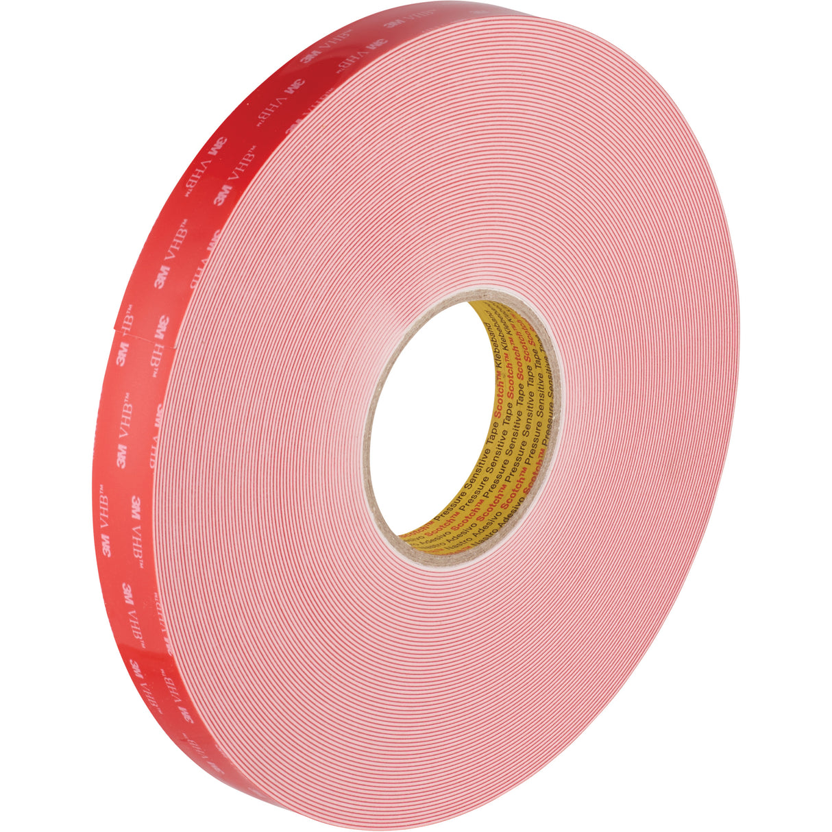 VHB™ Tape, 32.9 m (108') L x 12.7 mm (1/2") W, 45 mils, Acrylic
