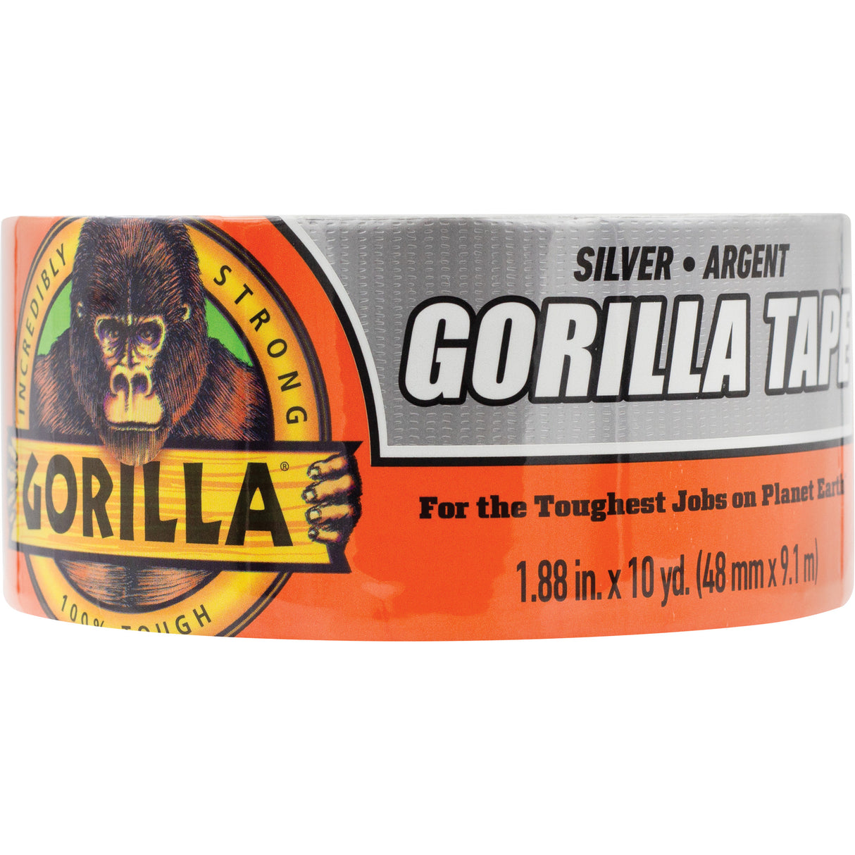 Duct Tape, 17 mils, Silver, 48 mm (2") x 9.14 m (30')