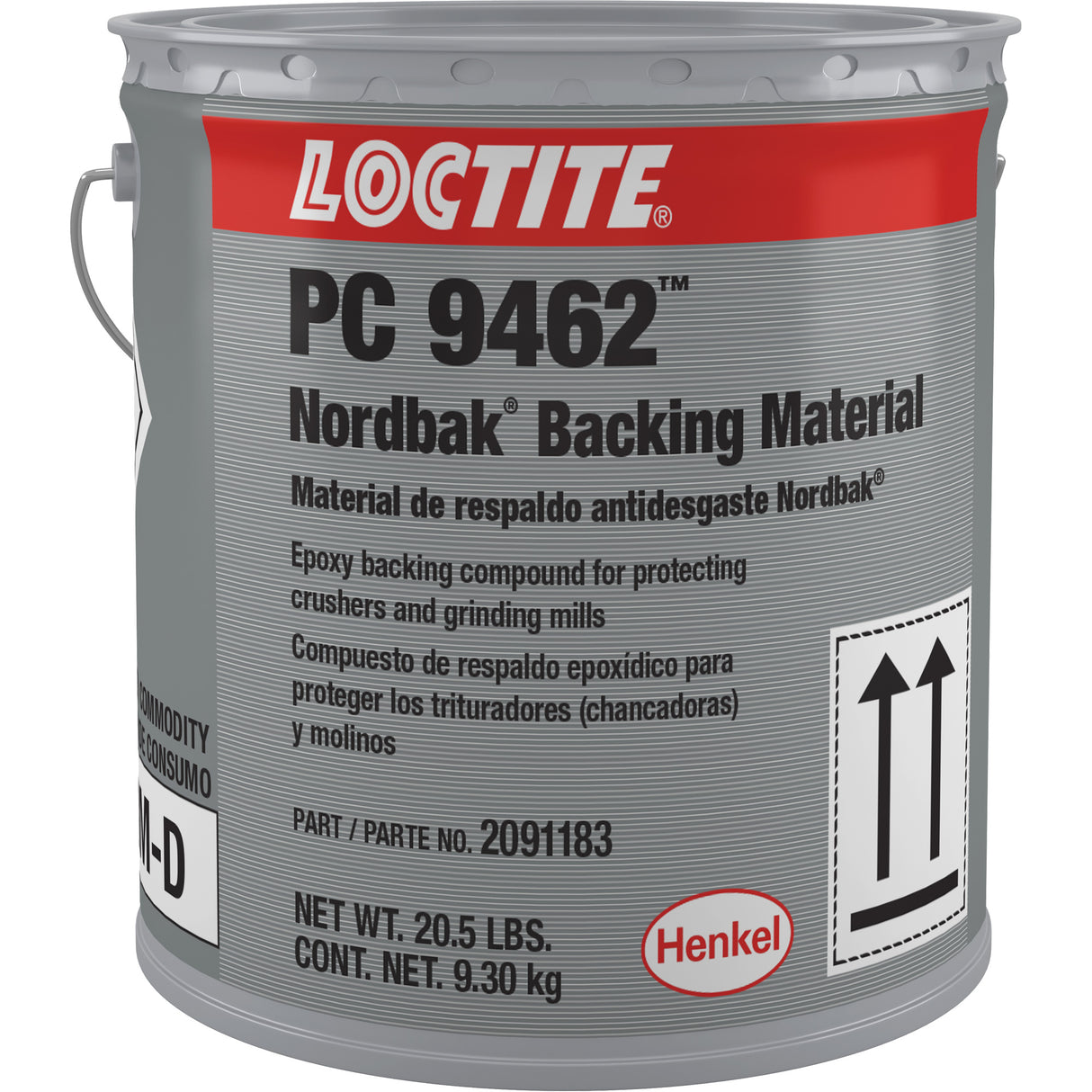 PC 9462 Nordbak Backing Material, 20.5 lbs., Epoxy, Two-Part, Green/Grey