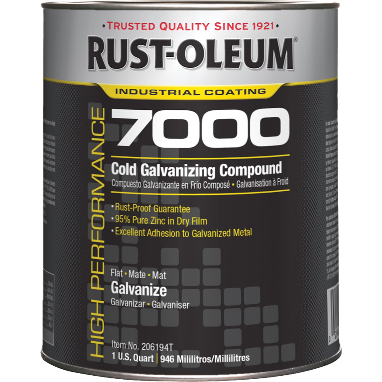High-Performance 7000 System Cold Galvanizing Compound, Can