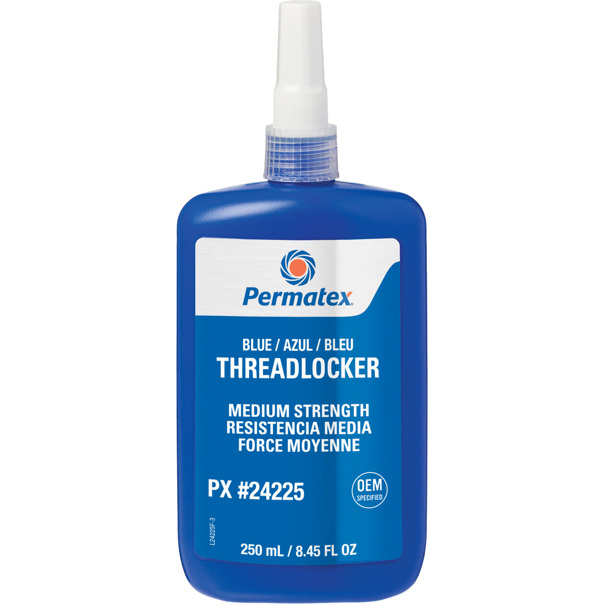 Threadlocker, Blue, Medium, 250 ml, Bottle