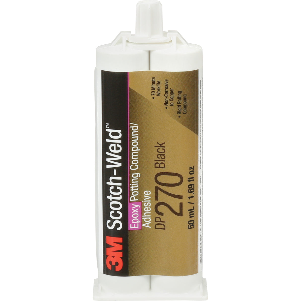 Scotch-Weld™ Potting Compound, 1.7 fl. oz., Dual Cartridge, Two-Part, Black