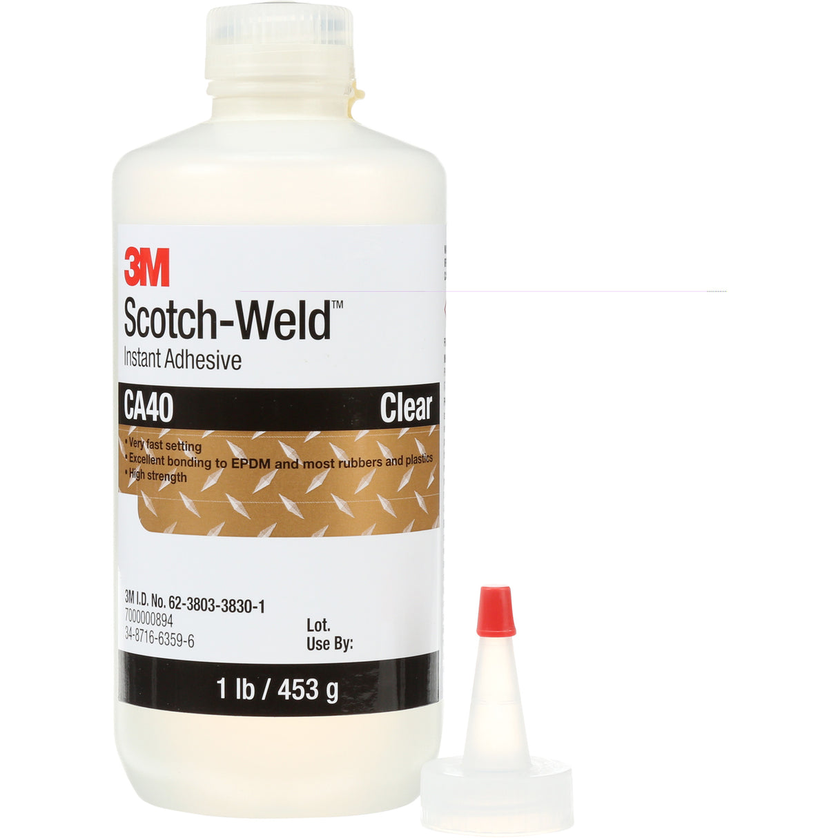 Scotch-Weld™ Instant Adhesive CA5, Clear, Bottle, 1 lbs.