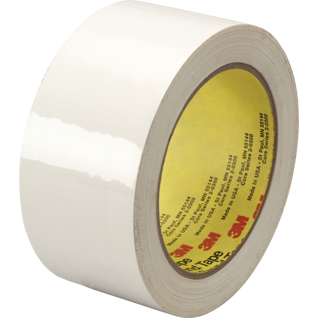 483 Polyethylene Tape, 25.4 mm (1") W x 32.9 m (108') L, 5.3 mils, White