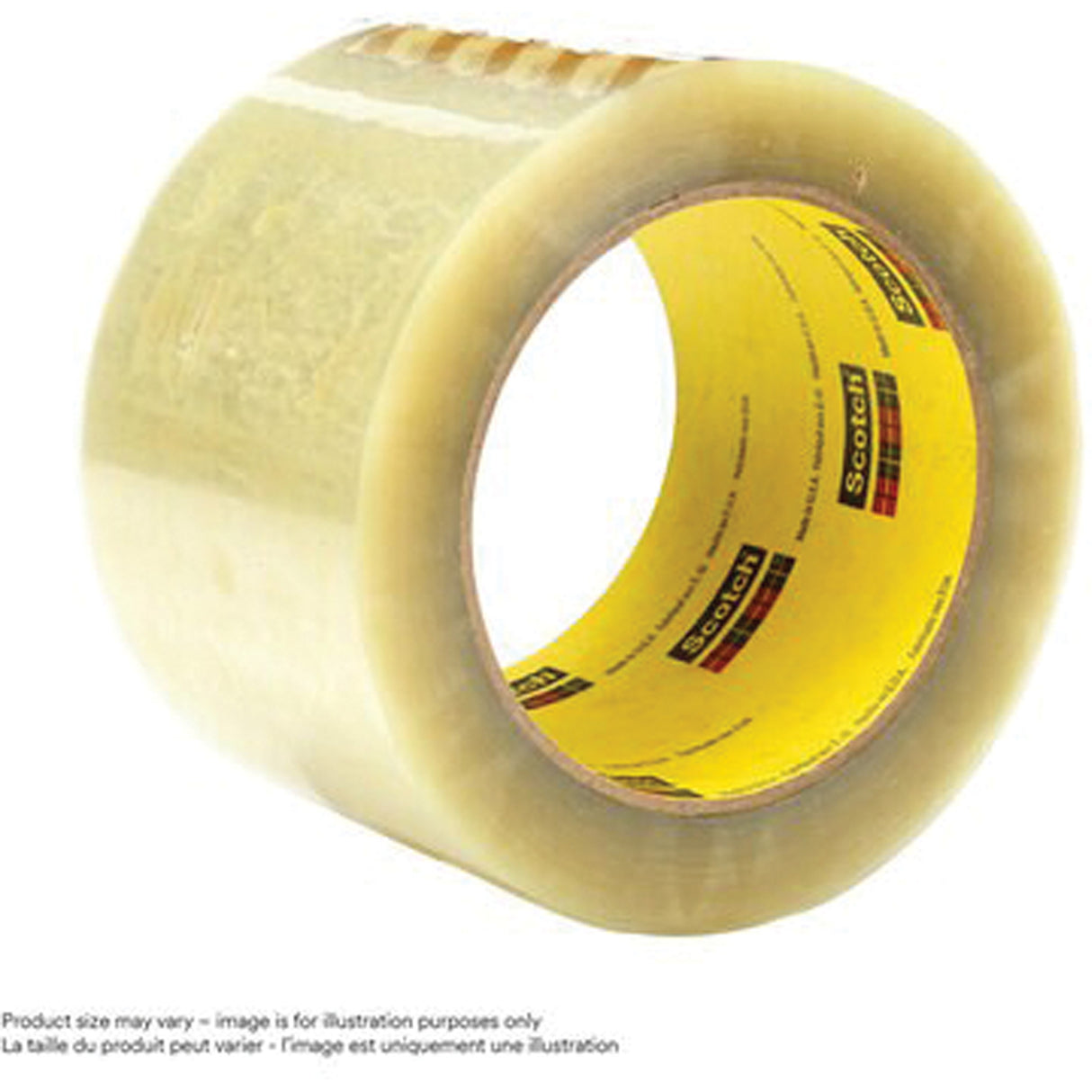 Scotch® Box Sealing Tape, Hot Melt Adhesive, 3.15 mils, 36 mm (1-1/2") x 50 m (164')