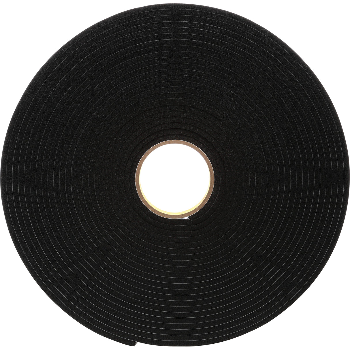 4504 Vinyl Foam Tape, 12 mm (1/2") W x 16.5 m (54') L, 250 mils, Black