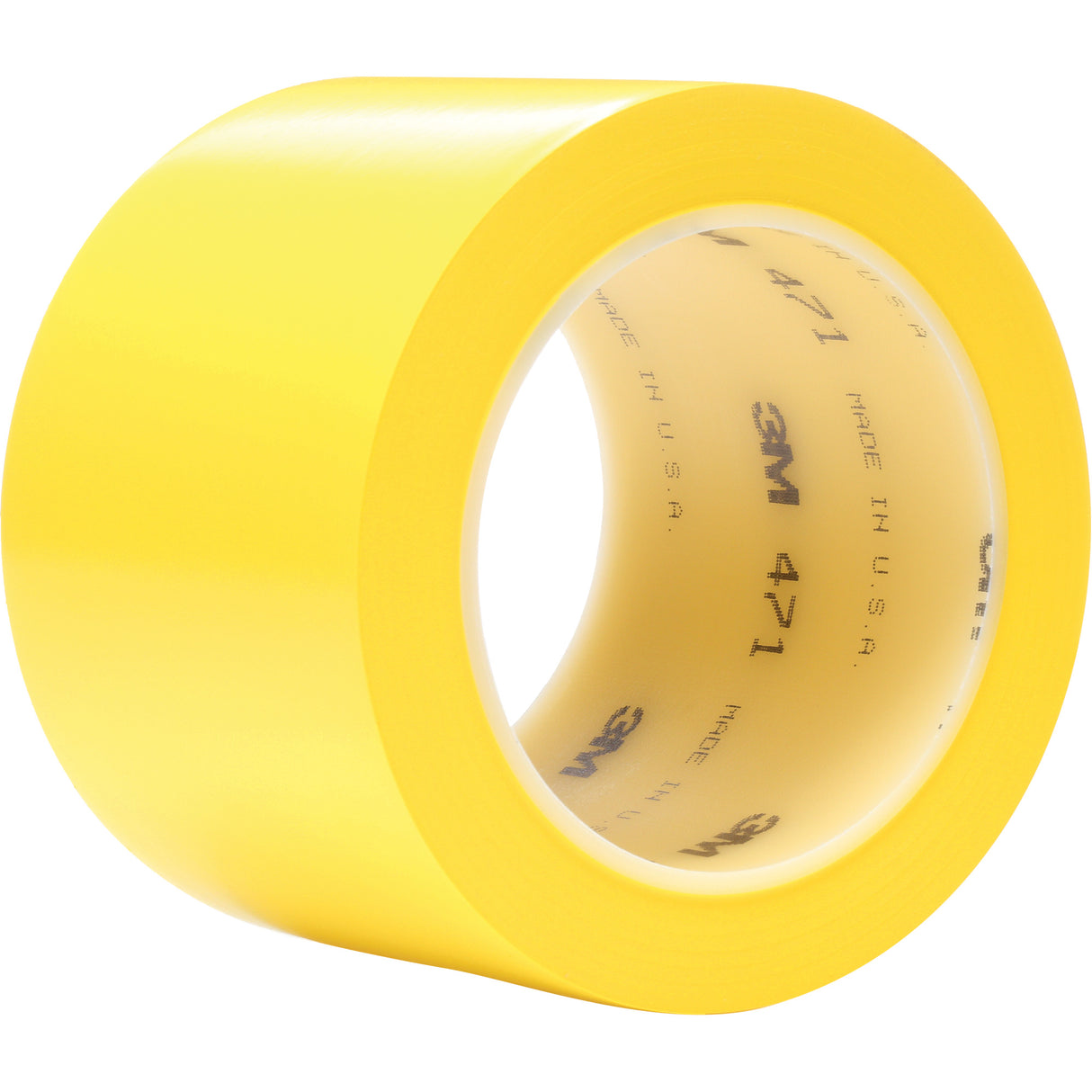 471 Vinyl Tape, 76.2 mm (3") W x 32.9 m (108') L, 5.2 mils, Yellow