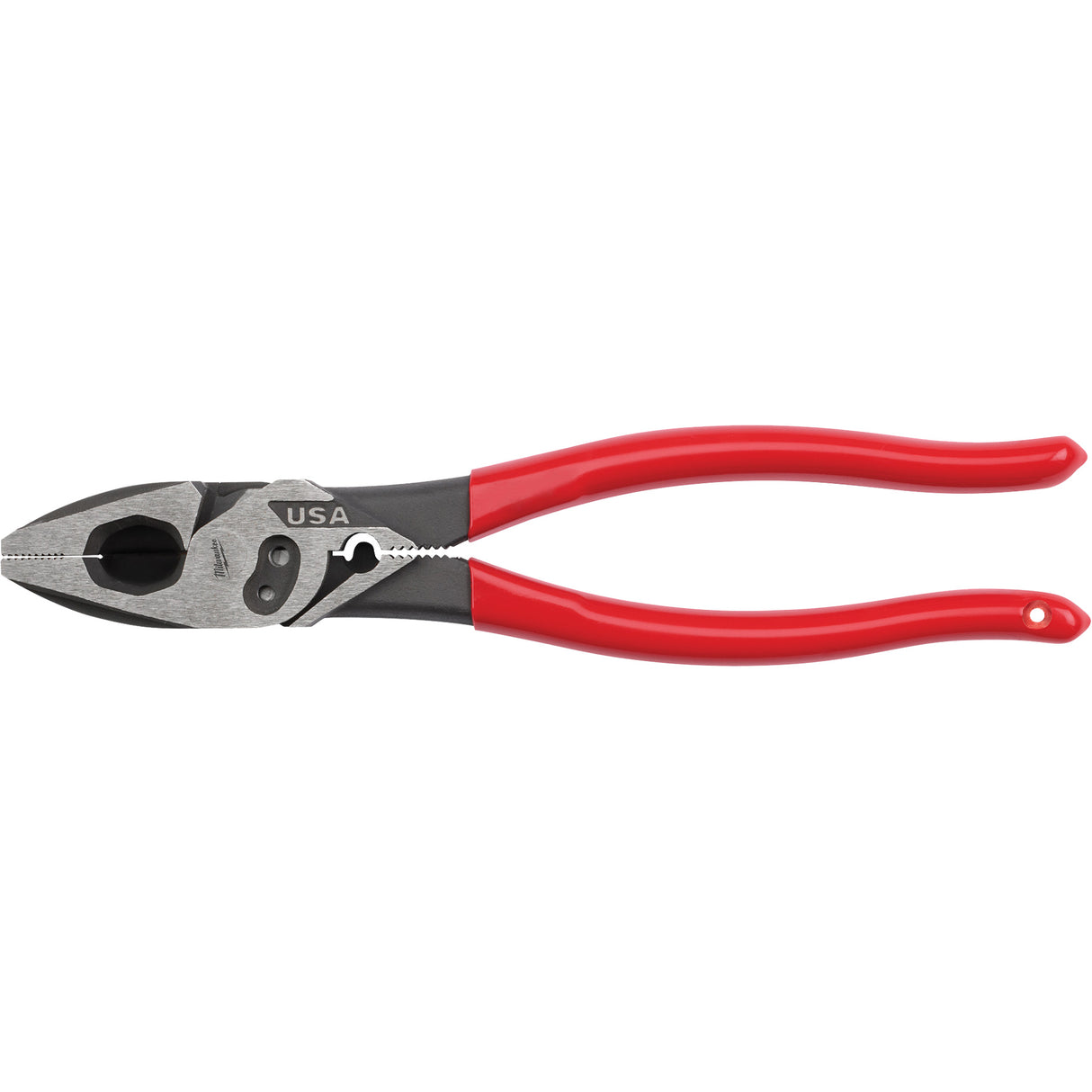 Lineman's Dipped Grip Pliers with Crimper & Bolt Cutter