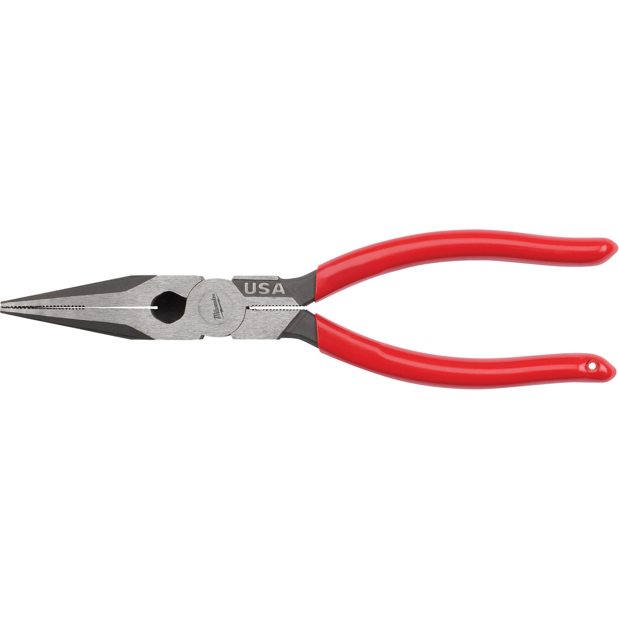 Long Nose Dipped Grip Pliers, 8" L