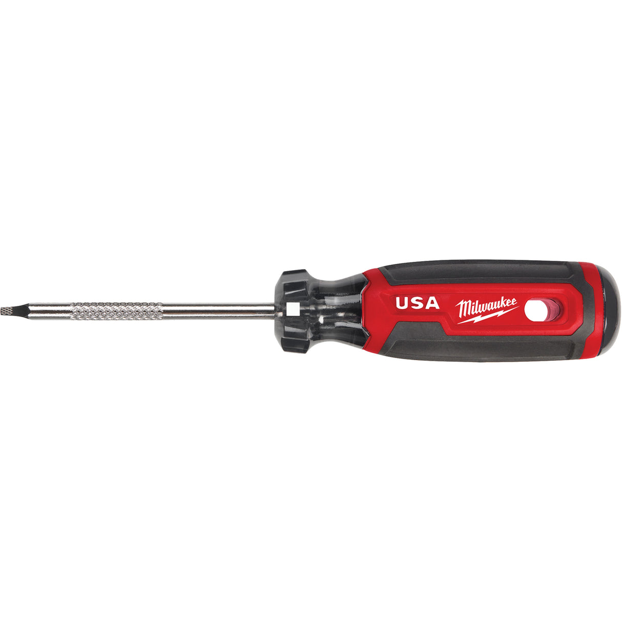 Square Screwdriver, #1 Tip, Round, 170 mm L, Cushion Grip Handle