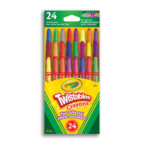 CRAYONS,TWIST MINI,FUN EFF.24 (Case of 12)