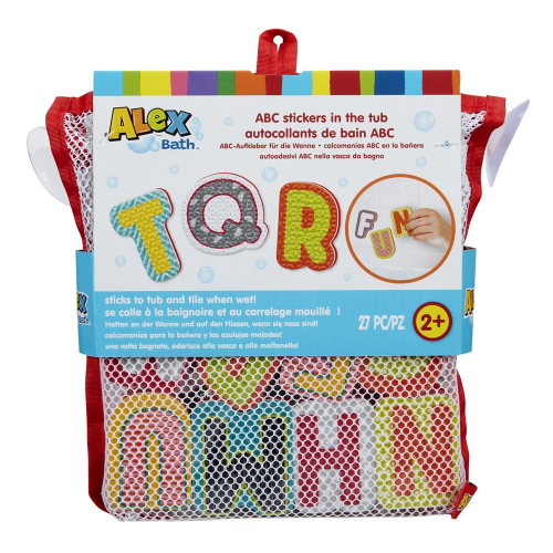 ALEX - BATH - ABC STICKERS for the TUB (Case of 6)