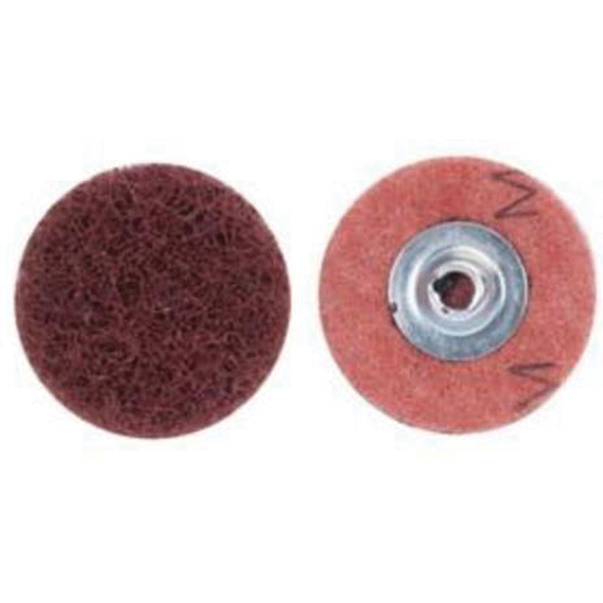 Buffing & Polishing Quick-Change Disc, 3" Dia., Medium Grit, Aluminum Oxide
