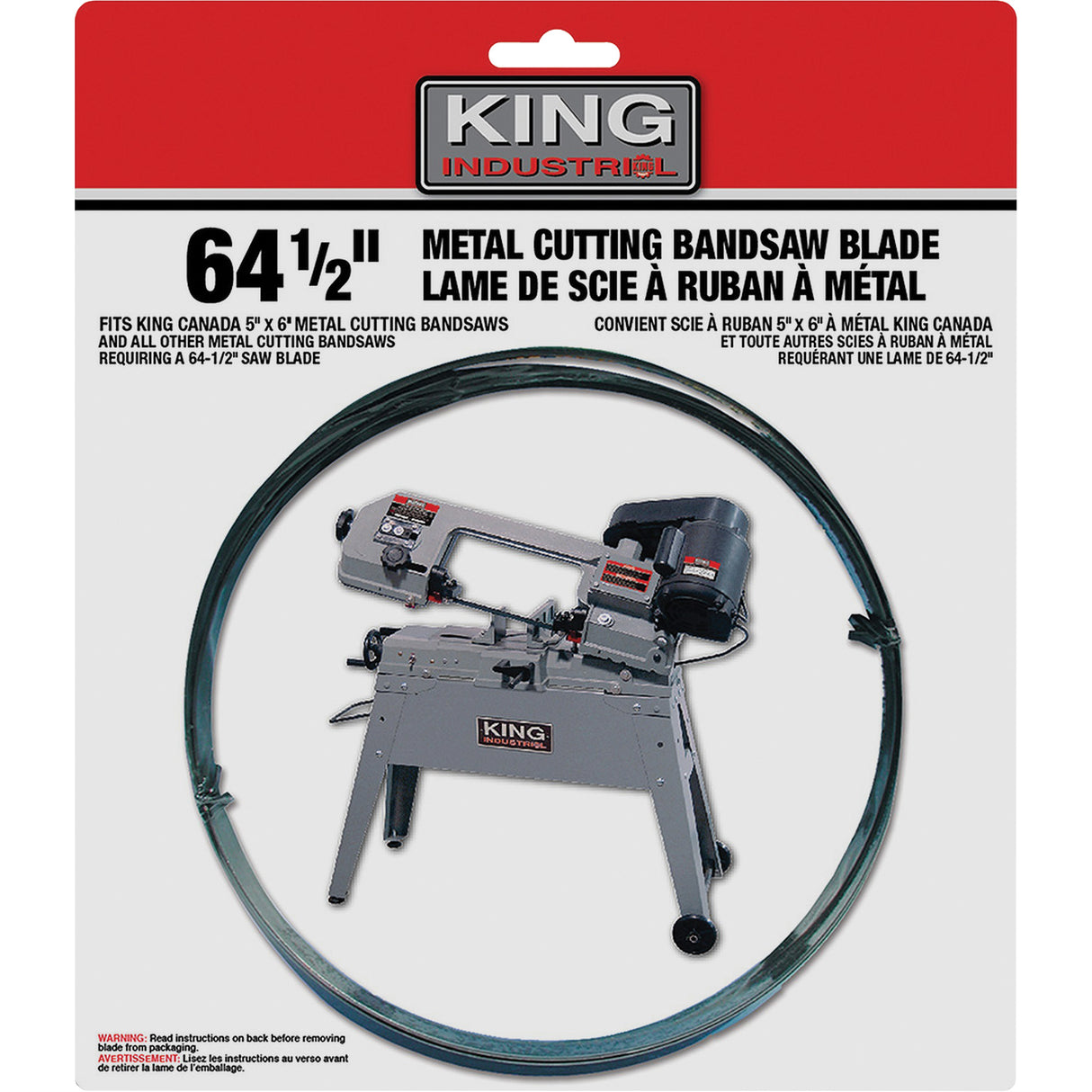 Metal Cutting Bandsaw Blade, Carbon Steel, 1/2" W x 0.025" Thick, 14 TPI