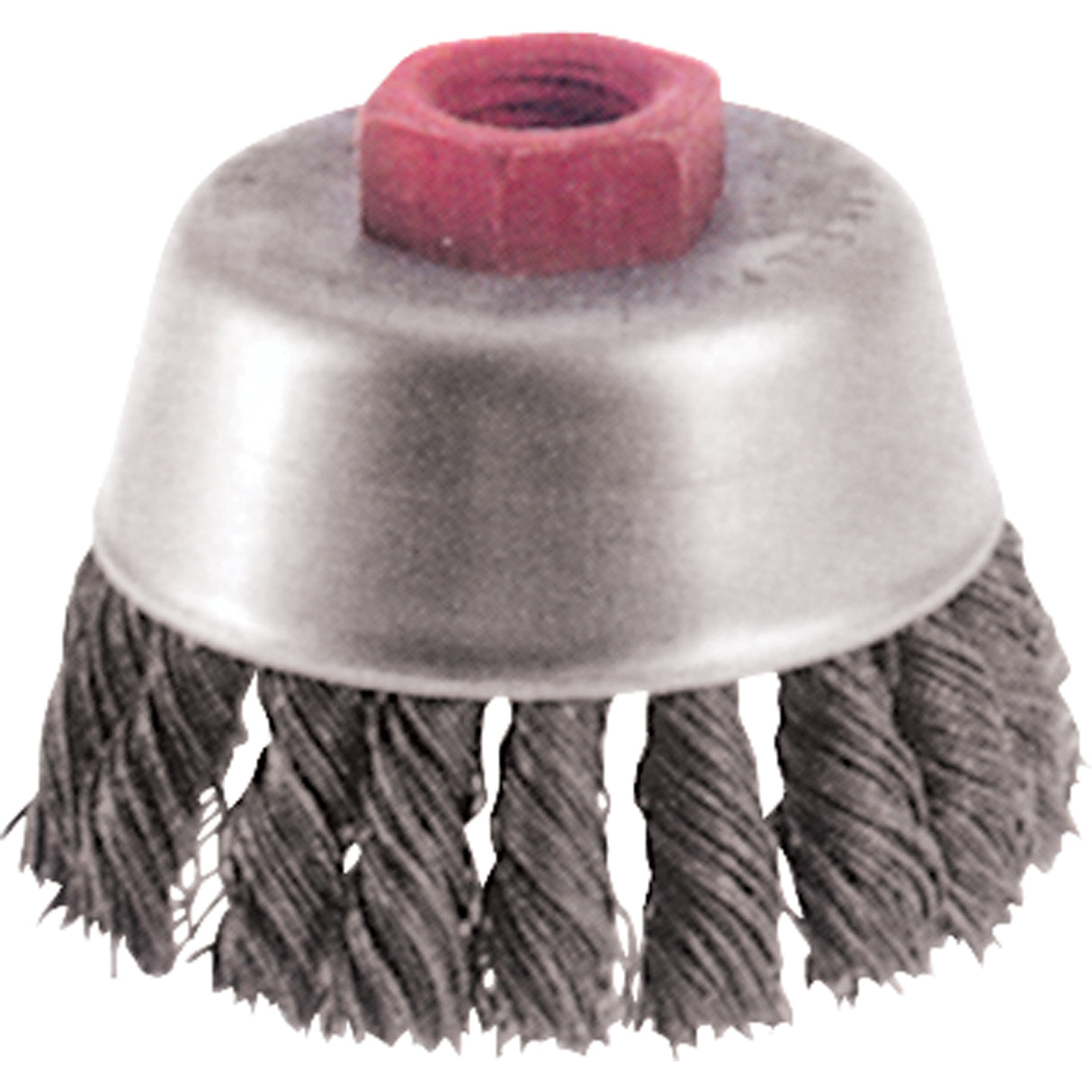 Knot Wire Cup Brushes - High Speed Small Grinder, 2-3/4" Dia. x 1/2"-13 Arbor