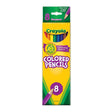 Crayola Coloured Pencils, 8 Count (Case of 48)