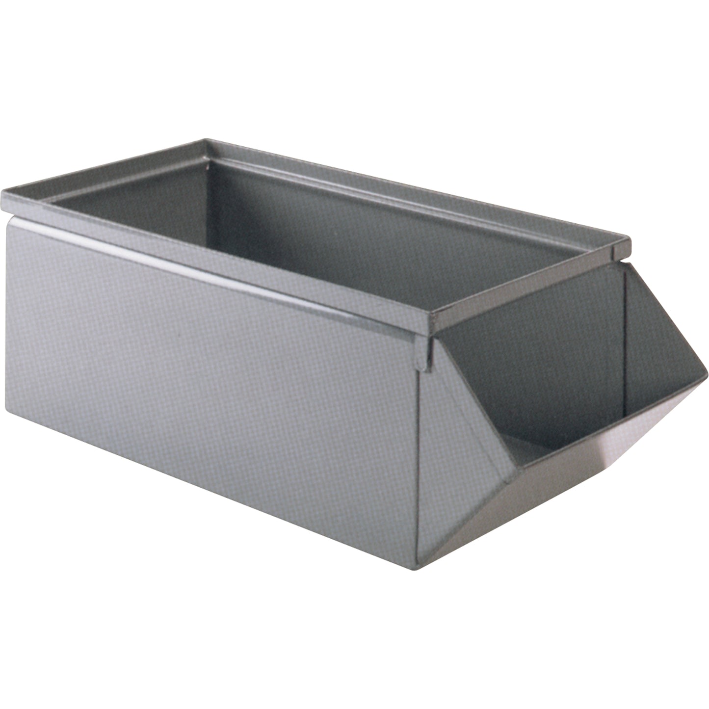 Steel Bin, 100 lbs. Cap., 15" W x 24" D x 11" H, Blue