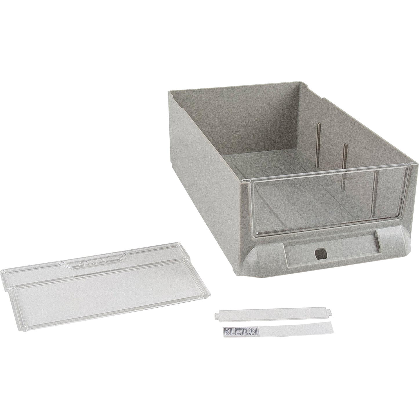 Replacement Drawer for KPC-200 Parts Cabinets, Plastic, 5-3/8" W x 9-13/16" D x 3-3/10" H, Grey