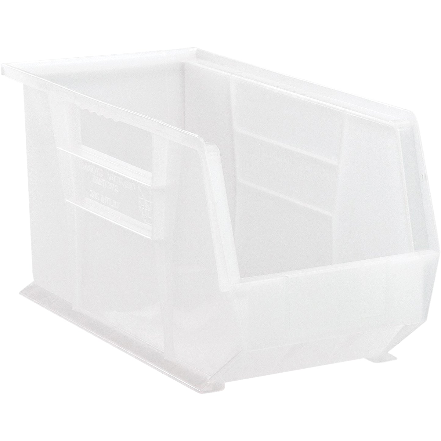 Clear-View Ultra Stack & Hang Bin, 8-1/4" W x 9" H x 18" D, Clear