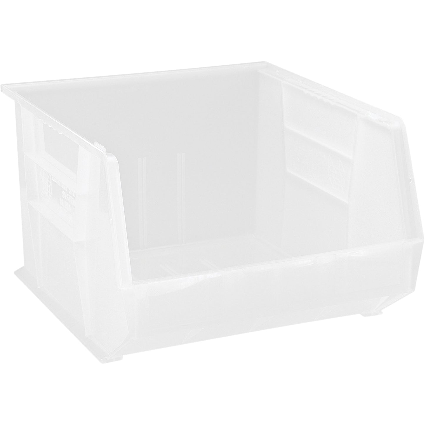 Clear-View Ultra Stack & Hang Bin, 16-1/2" W x 11" H x 18" D, Clear