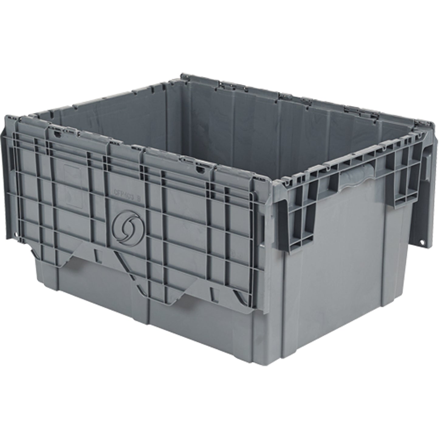 Flipak™ Polyethylene Plastic (PE) Distribution Containers, 27.9" x 20.9" x 15.2", Grey