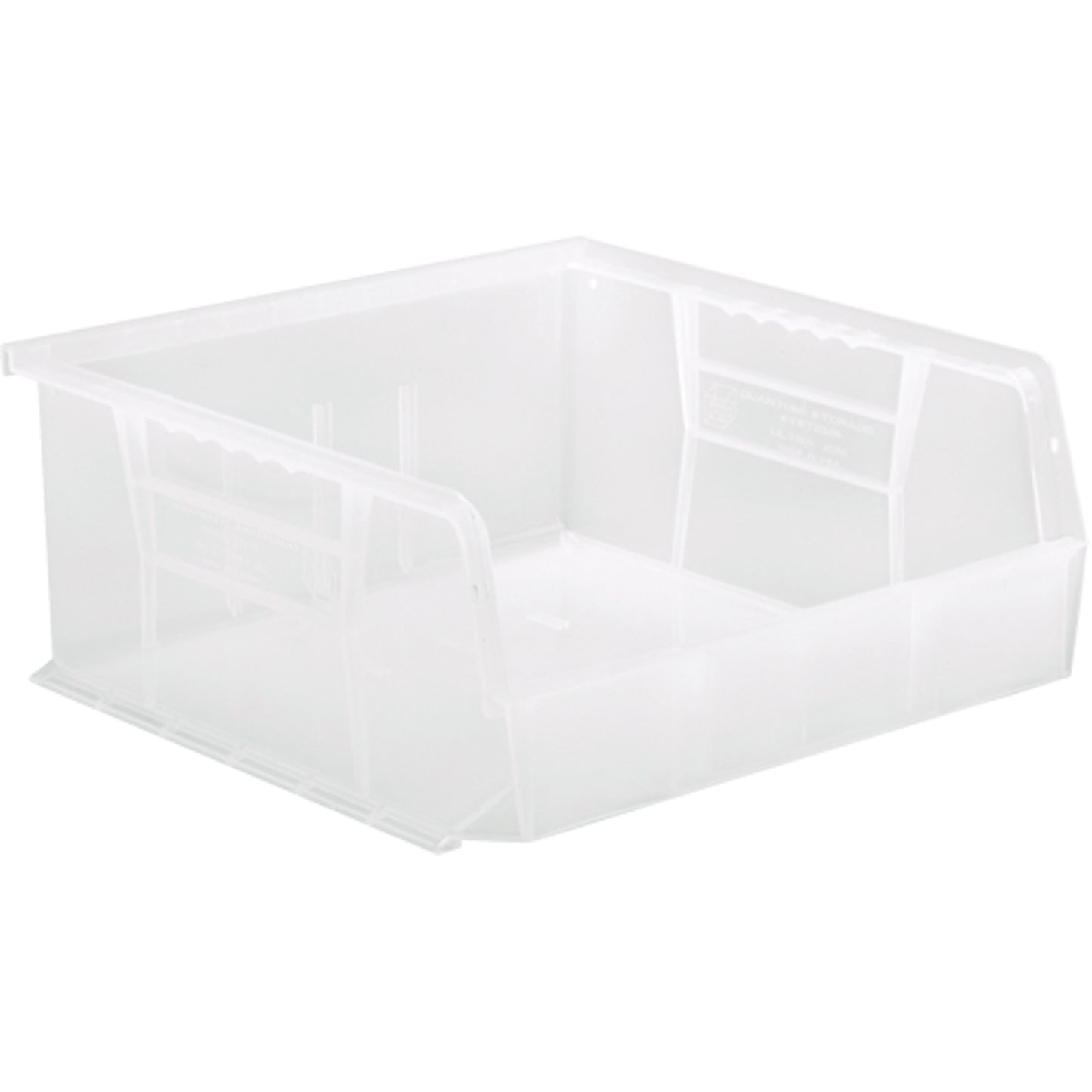 Clear-View Ultra Stack & Hang Bin, 11" W x 5" H x 10-7/8" D, Clear
