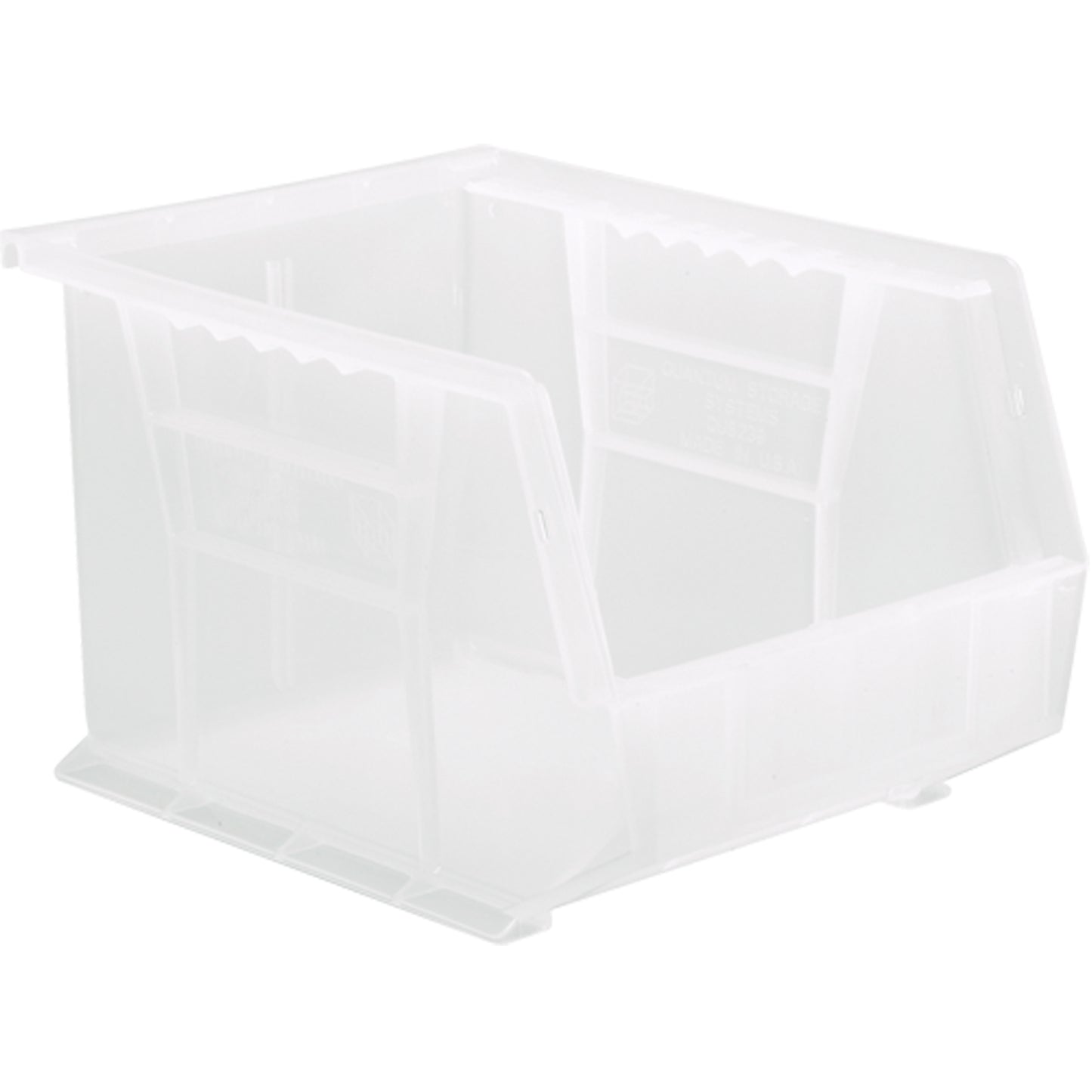 Clear-View Ultra Stack & Hang Bin, 8-1/4" W x 7" H x 10-3/4" D, Clear